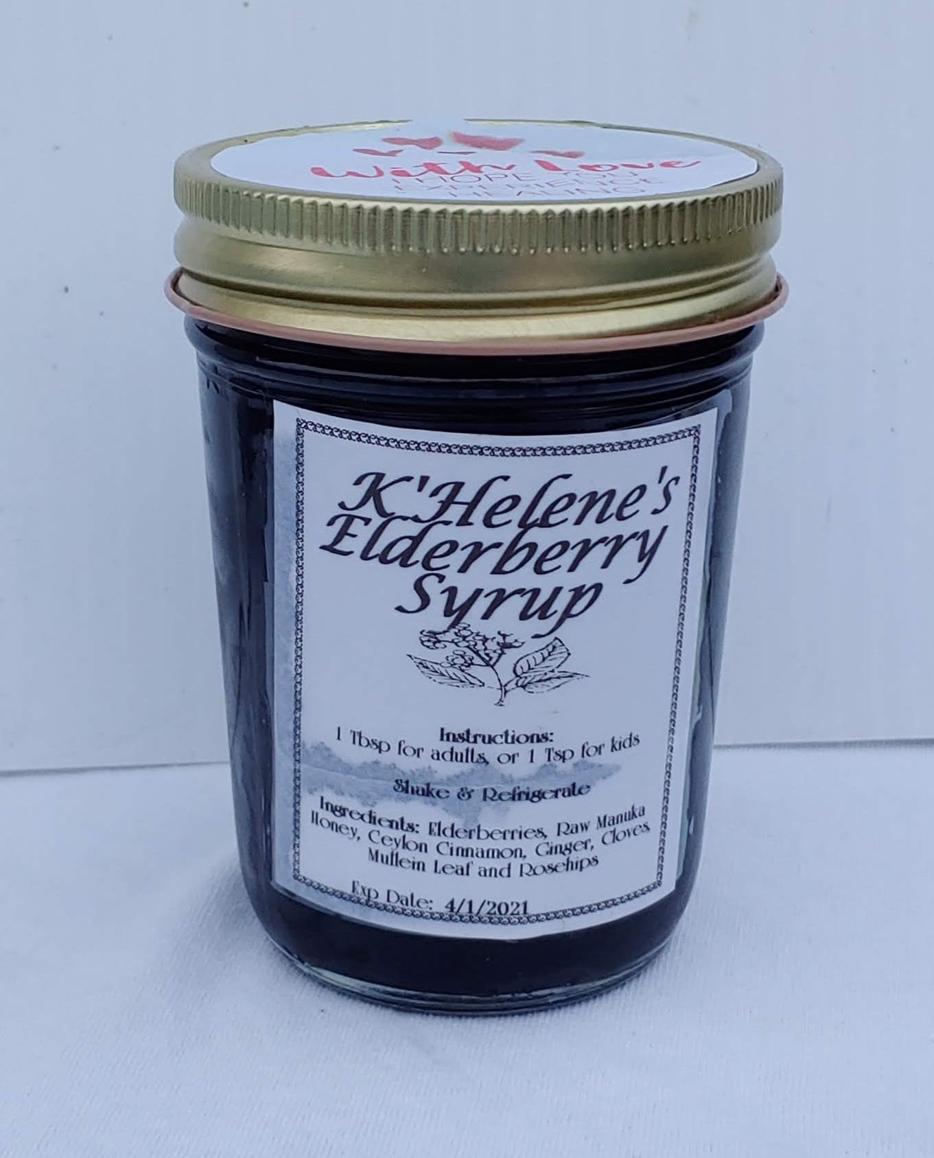 Elderberry Syrup - K'Helene's Wellness Corner